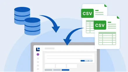 CSVファイルを使ってデータを取り込み・移行